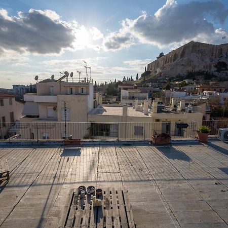 Plaka With Acropolis Rooftop View Access Athén Kültér fotó