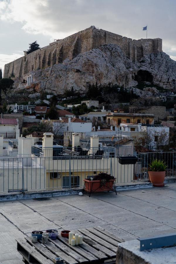 Plaka With Acropolis Rooftop View Access Athén Kültér fotó
