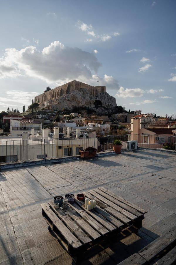 Plaka With Acropolis Rooftop View Access Athén Kültér fotó